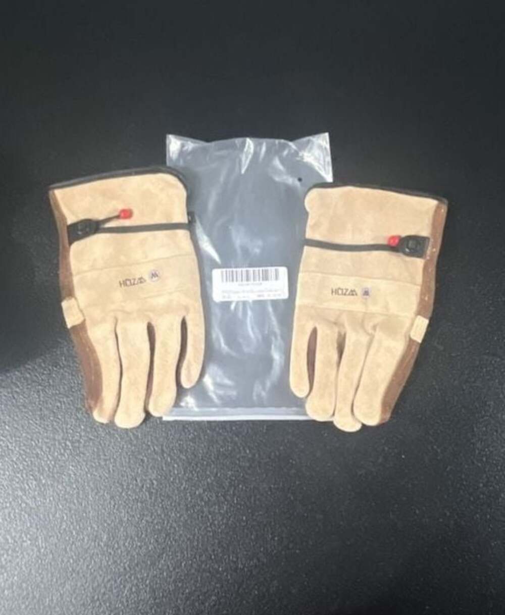 WZQH Cowhide Leather Work Gloves for Gardening and Construction